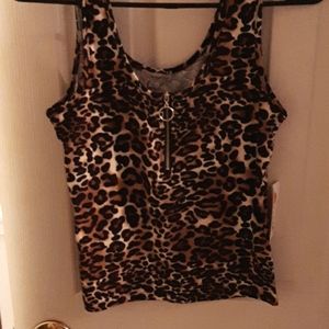 Cheetah print top